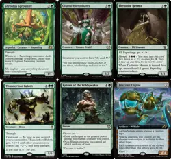 Shroofus Sproutsire Commander Deck EDH 100 Magic Cards Custom MTG Saprolings NM - Image 1