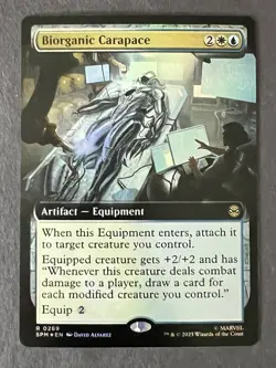 Crimp Error Biorganic Carapace, Magic the Gathering Misprint /Error Card, MTG - Image 1