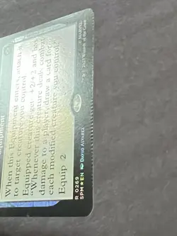 Crimp Error Biorganic Carapace, Magic the Gathering Misprint /Error Card, MTG - Image 3