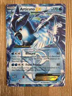 Articuno EX - 25/135 - Pokemon Plasma Storm Black & White Ultra Rare Card MP - Image 1