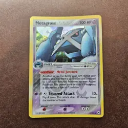 Metagross 11/101 Pokemon EX Hidden Legends Reverse Holo Rare Card - LP - Image 1