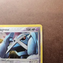 Metagross 11/101 Pokemon EX Hidden Legends Reverse Holo Rare Card - LP - Image 3