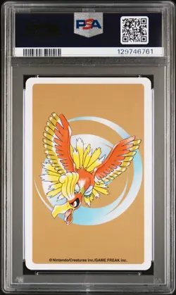 2000 POKEMON GOLD VERSION PLAYING CARDS 4 OF HEARTS #133 EEVEE PSA 10 - Image 2