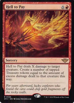 Hell to Pay R Outlaws of Thunder Junction 126 NM - Image 1