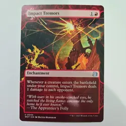 MTG Impact Tremors Wilds of Eldraine Enchanting Tales 44 Regular Uncommon - Image 2