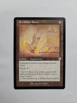 MTG - Swiftfoot Boots (Schematic) Retro Frame Regular U#121 - Image 1