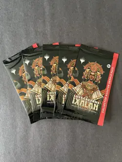5 Packs of Magic the Gathering Lost Caverns of Ixalan Collector Sample Packs - Image 1