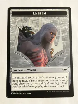 MTG Emblem - Wrenn and Six Modern Horizons 021/021 Regular Token - Image 1