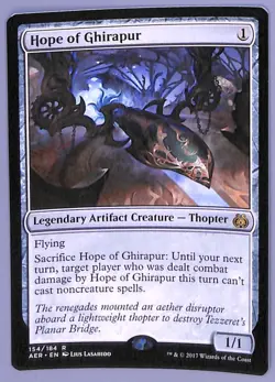 Hope of Ghirapur - 154 - Aether Revolt (AER) MTG (LP) - Image 1