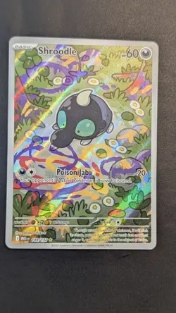 Shroodle 149/132 Illustration Rare Pokemon Mega Evolution Pack Fresh - Image 1