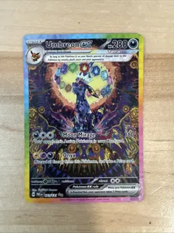 Pokemon Umbreon ex 161/131 Special Illustration Rare Prismatic Evol. See Desc - Image 1