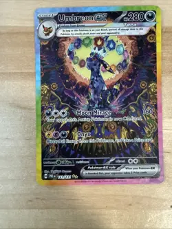Pokemon Umbreon ex 161/131 Special Illustration Rare Prismatic Evol. See Desc - Image 5