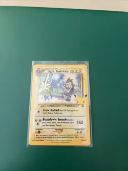 Pokemon Sword & Shield Celebrations Promo Light Toxtricity SWSH137 NM Promo - Image 1