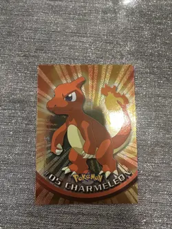 1999 Topps Pokemon Charmeleon Holo Foil #05, TV Animation Ed. Black Topps Logo - Image 2