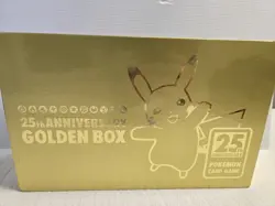 Pokemon Card Game Pikachu 25th Anniversary Golden Box Japanese version Open Box - Image 1