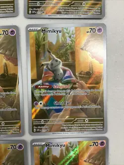 LOT OF 6 MIMIKYU 075 PROMO POKEMON PALDEAN FATES - Image 4