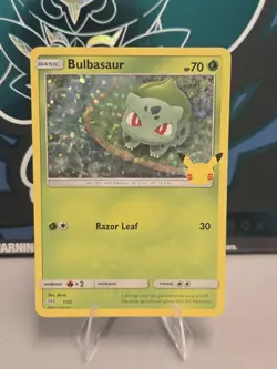 Pokemon Bulbasaur #001/025 McDonald's 25th Anniversary Holo TCG MP - Image 1