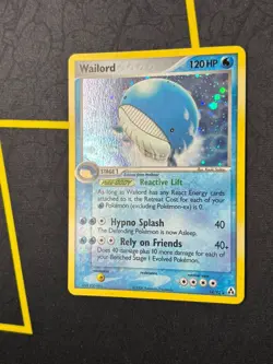 Wailord 14/92 - EX Legend Maker 2006 Holo Rare Pokemon Card - Damaged - Image 3