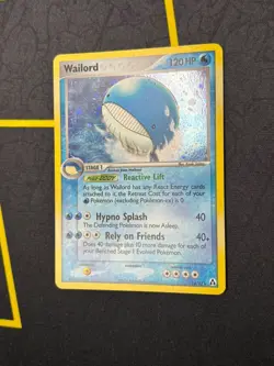 Wailord 14/92 - EX Legend Maker 2006 Holo Rare Pokemon Card - Damaged - Image 4