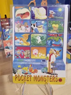 Pokemon Pocket Monsters Vending Prism Holo Vintage Sticker #54 BULBASAUR - Mew - Image 4