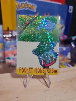 Pokemon Pocket Monsters Vending Prism Holo Vintage Sticker #54 BULBASAUR - Mew - Image 5