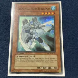 Elemental HERO Bubbleman - YSDJ-EN017 - 1st Edition - Super Rare Yugioh TCG - Image 1