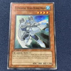 Elemental HERO Bubbleman - YSDJ-EN017 - 1st Edition - Super Rare Yugioh TCG - Image 2