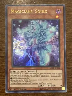Magicians' Souls LED6-EN002 Magical Hero 1st Edition Ultra Rare LP - Image 1