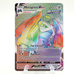 Metagross VMAX (Secret) 208/198 Chilling Reign Pokemon TCG Card Sword Shield NM - Image 1