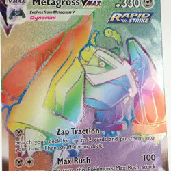 Metagross VMAX (Secret) 208/198 Chilling Reign Pokemon TCG Card Sword Shield NM - Image 4