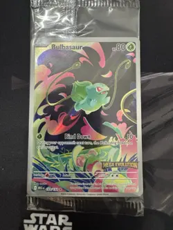 Bulbasaur Holo Promo 133/132 Mega Evolution Stamped Pokemon Card Sealed - Image 1