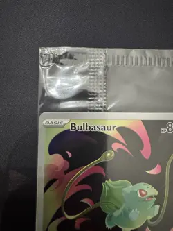 Bulbasaur Holo Promo 133/132 Mega Evolution Stamped Pokemon Card Sealed - Image 2