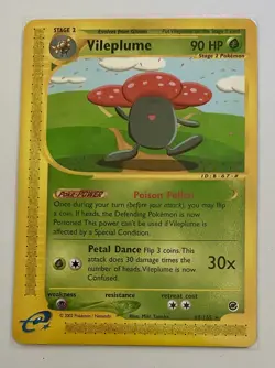 Vileplume 69/165 - Rare - Expedition - WOTC E-card 2002 - Pokemon Card - NM - 1¢ - Image 1