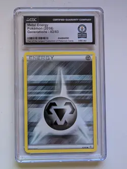 Guiness World Record Holder 1 Of 1 - CGC - Metal Energy Pokemon Card TCG - Image 1