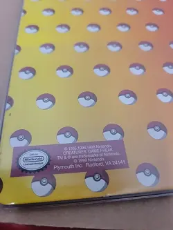 Vintage Pokemon Pikachu Meowth Trading Card 3 Ring Binder Plymouth 4077 - Image 4