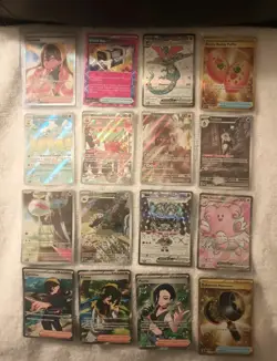 (16) Pokemon Twilight Masquerade Card Lot, Secret Rare. Full Art, Nice Mixed Lot - Image 1