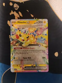 Pikachu EX 57/191 Surging Sparks Rare Pokemon Trading Card Game - Image 1