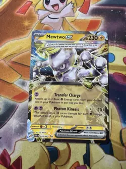 Mewtwo ex 058/182 Paradox Rift Ultra Rare Holo Pokemon Card NM - Image 1