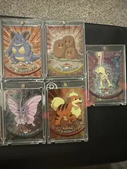22 Topps/Topps Chrome Pokemon Cards from TV Series 1 Spectra And Sparkle Holos - Image 4