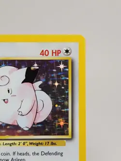 Pokemon Card Clefairy 5/102 Base Set Holo Rare Near Mint Condition - Image 2