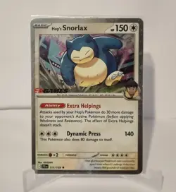 SEALED Hop's Snorlax EB Games Stamped AU/NZ PROMO Pokemon TCG Card - MINT - Image 1