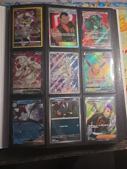 Pokemon Card Lot Binder V/VMAX Modern IR SIR Hits Ex 153 Cards NM 2x Graded PSA - Image 1