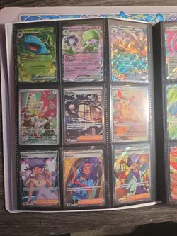 Pokemon Card Lot Binder V/VMAX Modern IR SIR Hits Ex 153 Cards NM 2x Graded PSA - Image 2