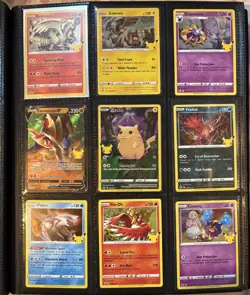 Pokemon 25th Celebrations TCG ( 9 ) Card Lot - Pack Fresh - Pikachu Celebration - Image 1