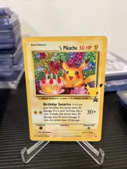 Pokemon Birthday Pikachu Holo Card 24/108 Celebrations 25th Anniversary - Image 1