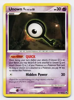 Unown [Q] [49/100] Majestic Dawn Regular [Pokemon Card English] - Image 1