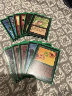 Magic The Gathering Lot Of 11 Beta Cards - Image 1