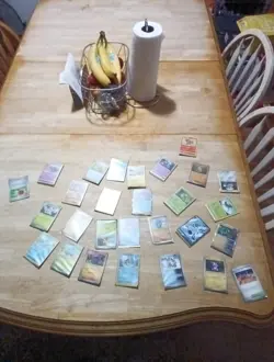 Pokemon Cards (In Sleeves) More Then 5 - 10 Cards In Each Pack) - Image 1