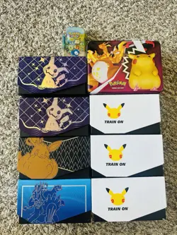 7x Lot Pokemon EMPTY Elite Trainer Box (NO CARDS) & Tins For Display/Storage - Image 1