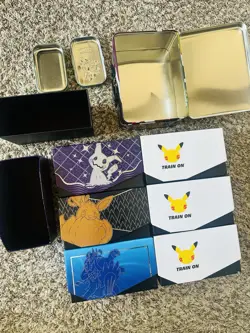 7x Lot Pokemon EMPTY Elite Trainer Box (NO CARDS) & Tins For Display/Storage - Image 2